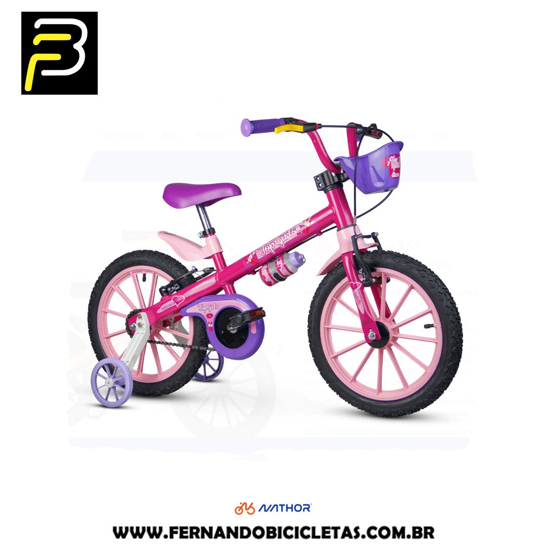 Bicicleta Nathor Top Girls - Aro 16