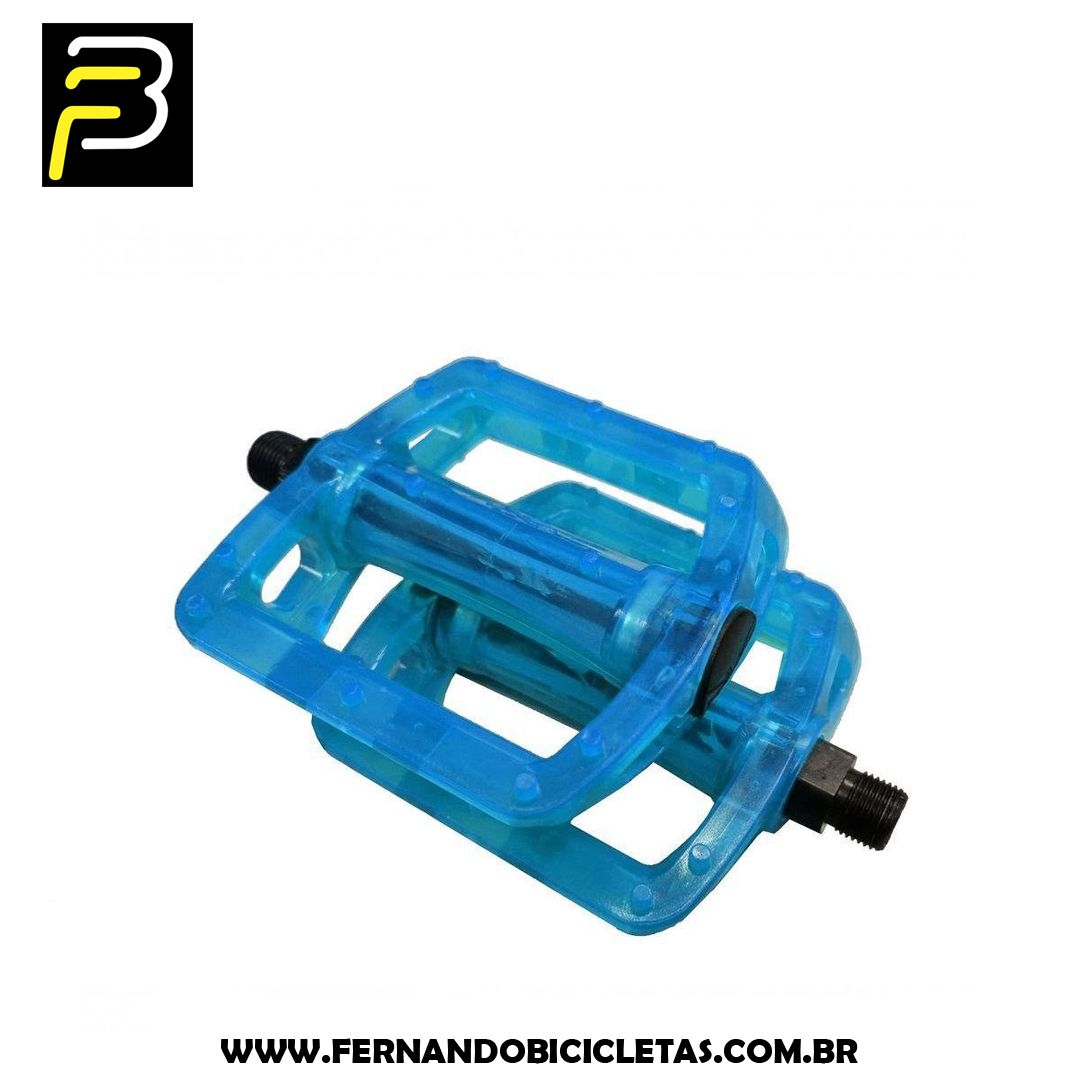 Pedal Plataforma Bmx Translúcido Rosca Grossa Pro-x