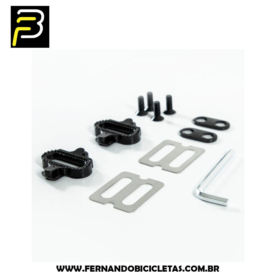 Pedal Promend PD-F91 Dupla Face Clip e Plataforma