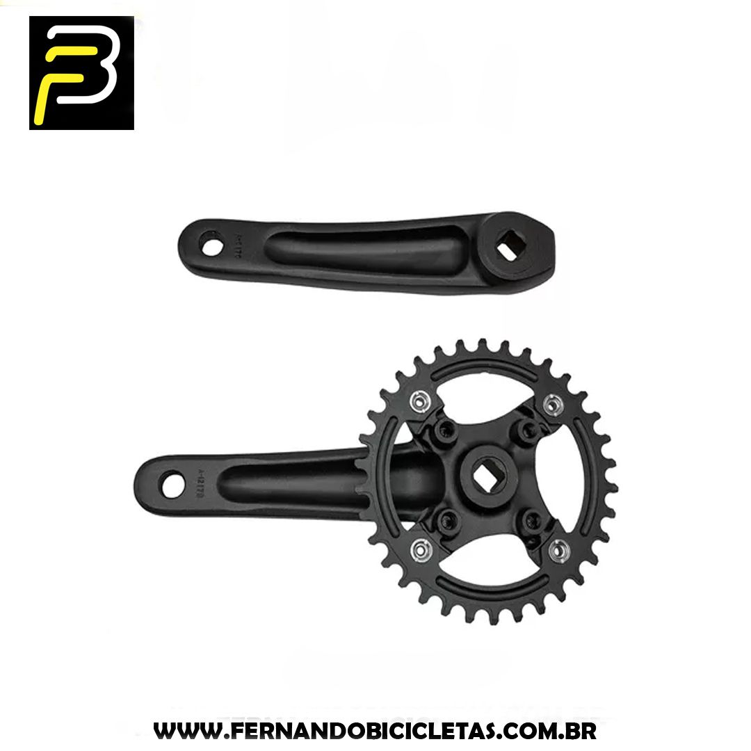 Pedivela GTA Single 170mm 34d Ponta Quadrada