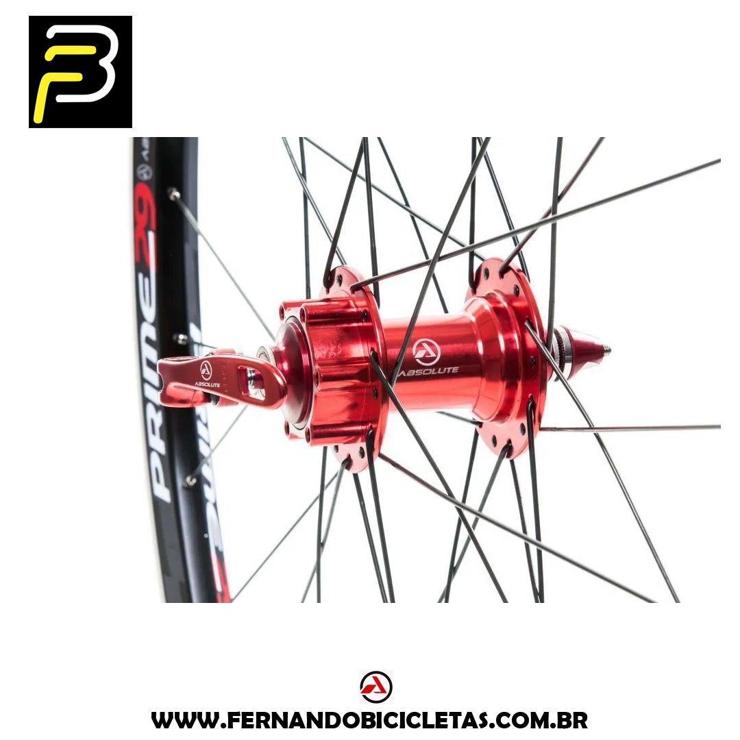 Roda Absolute Prime Rolamentada 28 Furos 9 / 10 / 11 / 12 Vel - Aro 29 