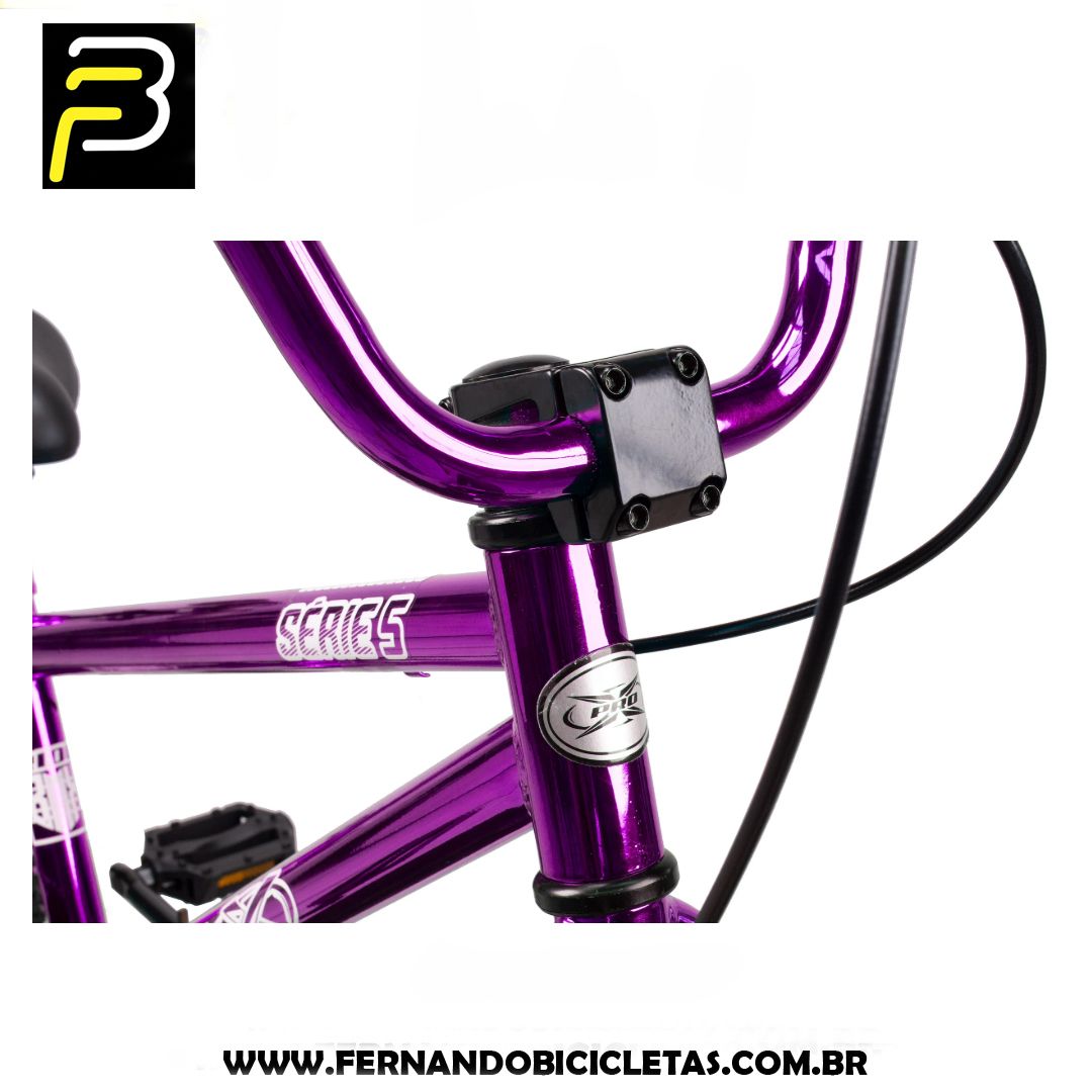 Bicicleta Pro-x Serie 5 Color Cromo - Aro 20