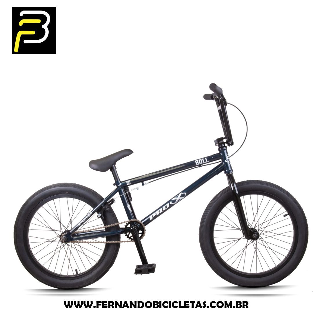 Bicicleta Bmx BULL Aro 20 Aço Hi-Ten - Prata