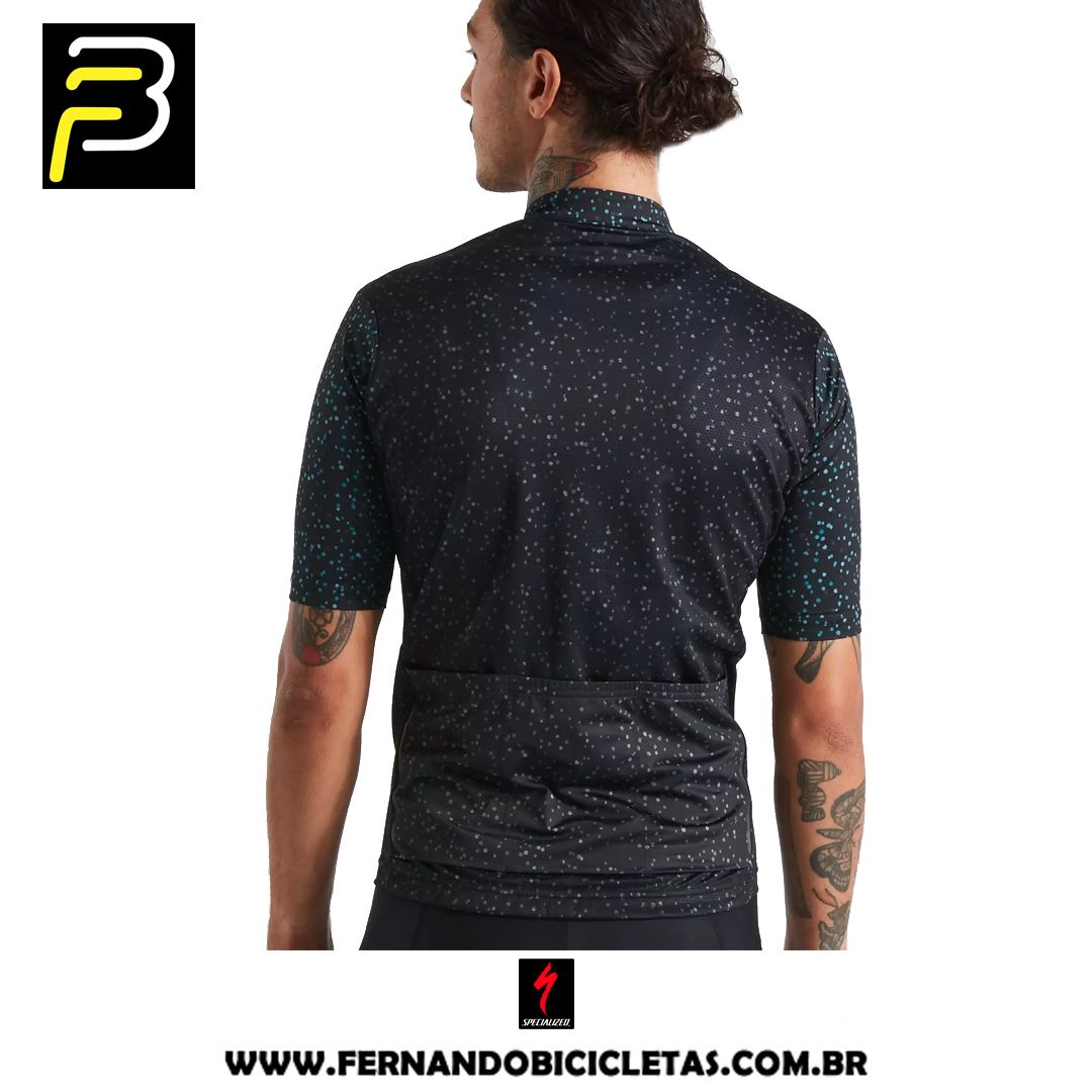 Jersey Specialized RBX Logo Manga curta - Preta