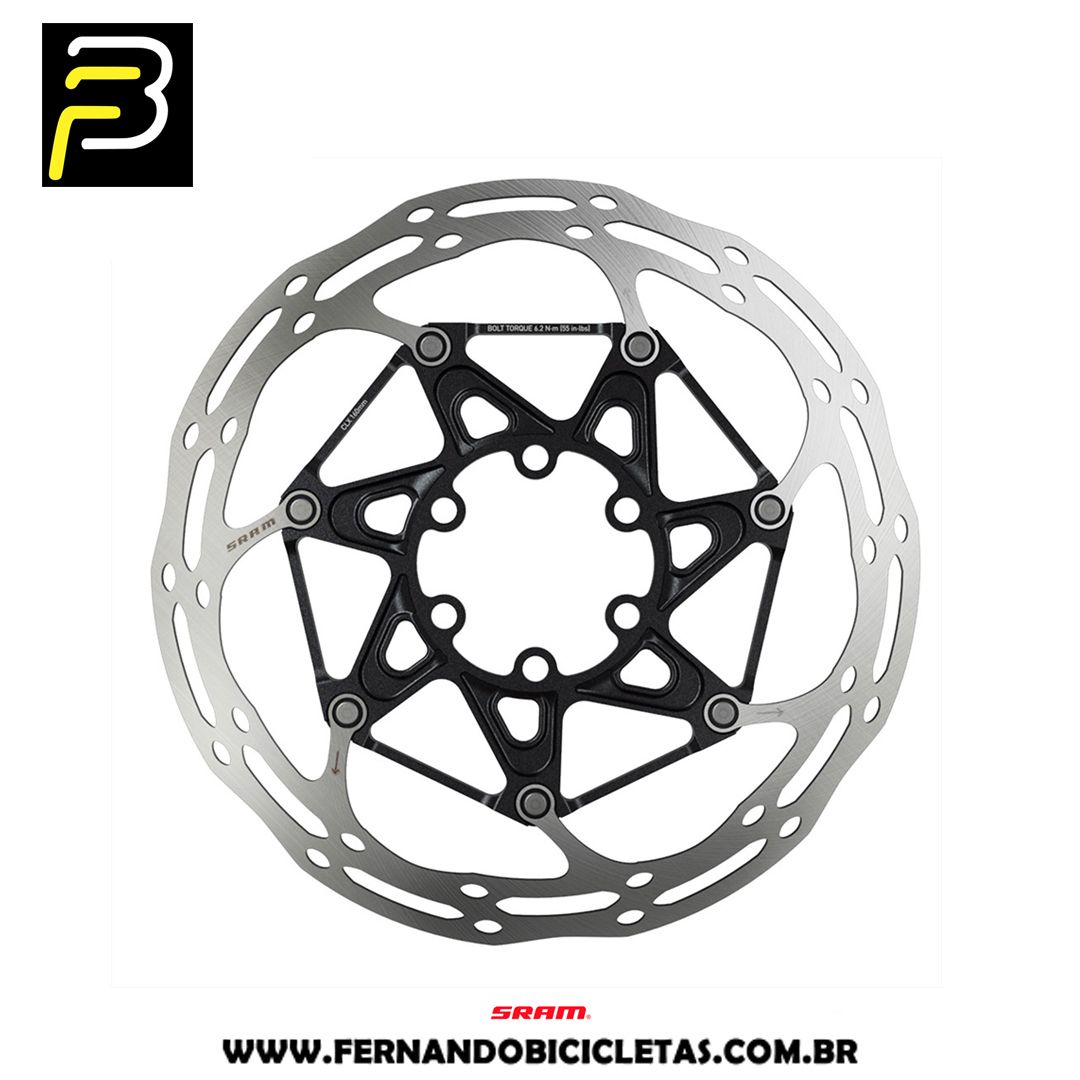 Disco Rotor Sram Centerline Aluminio 160mm 6 Parafusos