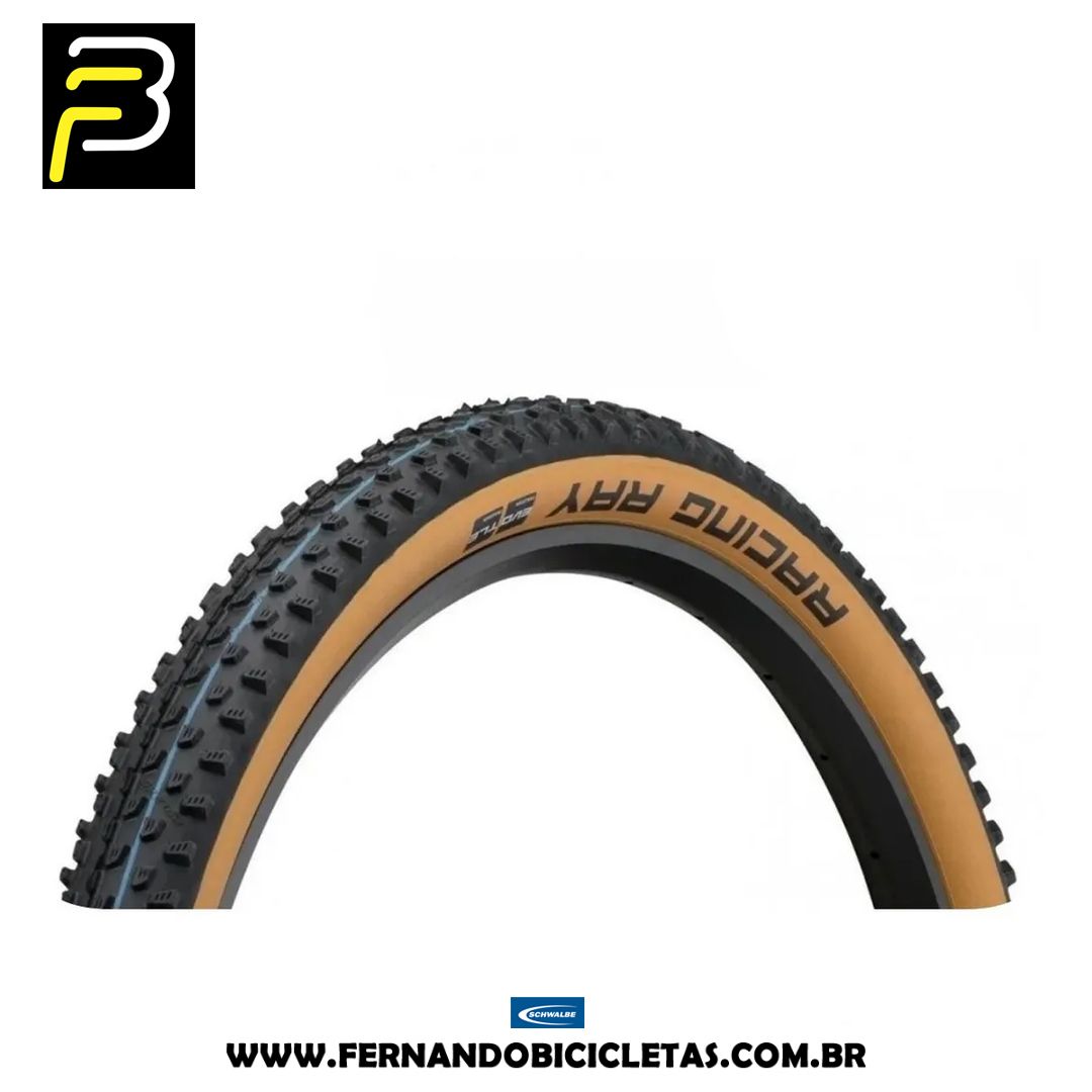 Pneu 29 x 2.25 Schwalbe Racing Ray Tubeless - Sem arame