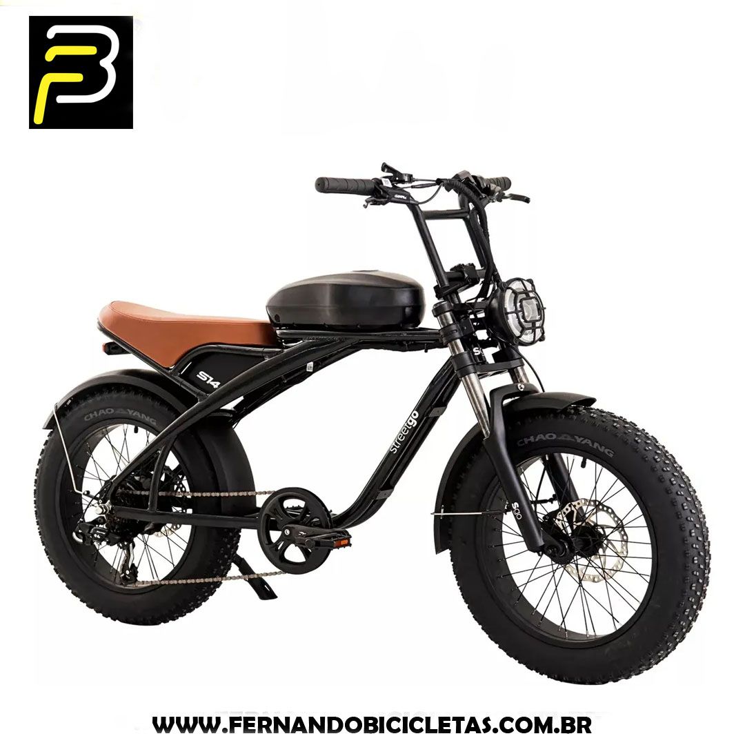 Bicicleta Elétrica Street GO S14 Aro 20 750W 960WH