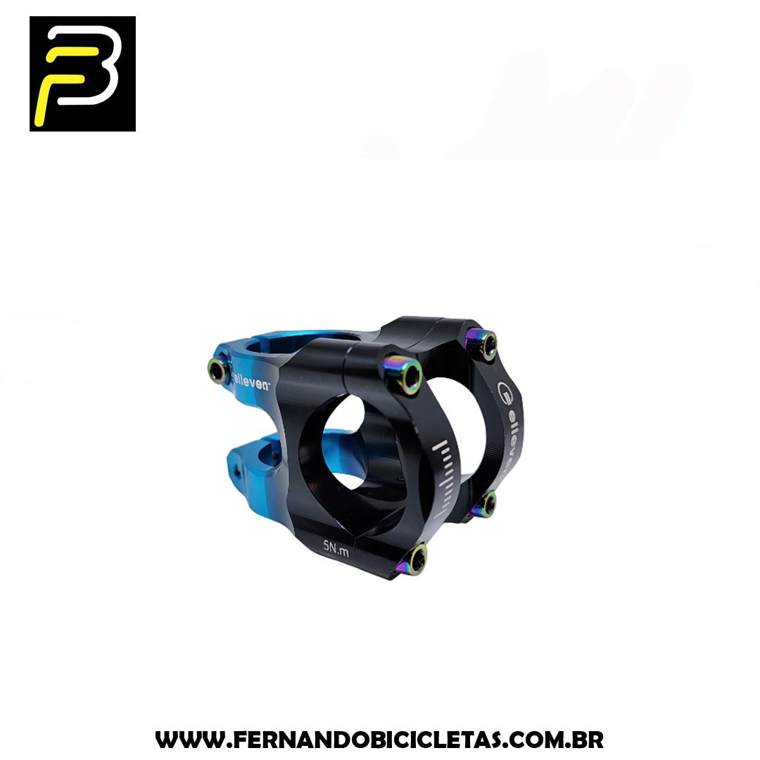 Suporte de Guidão em Alumínio CNC Bicolor Gradient