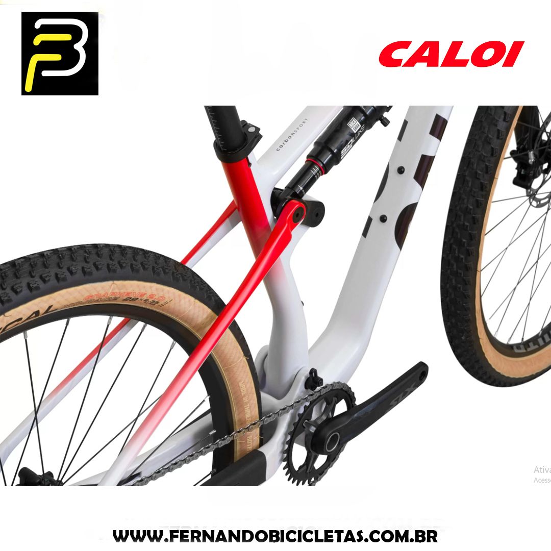 Bicicleta Caloi Elite Carbon FS Sport 