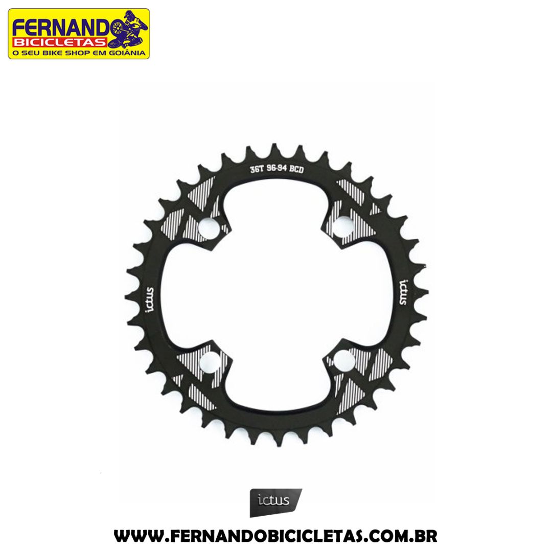 Coroa Ictus P/ Shimano / Sram  36D BCD 94-96