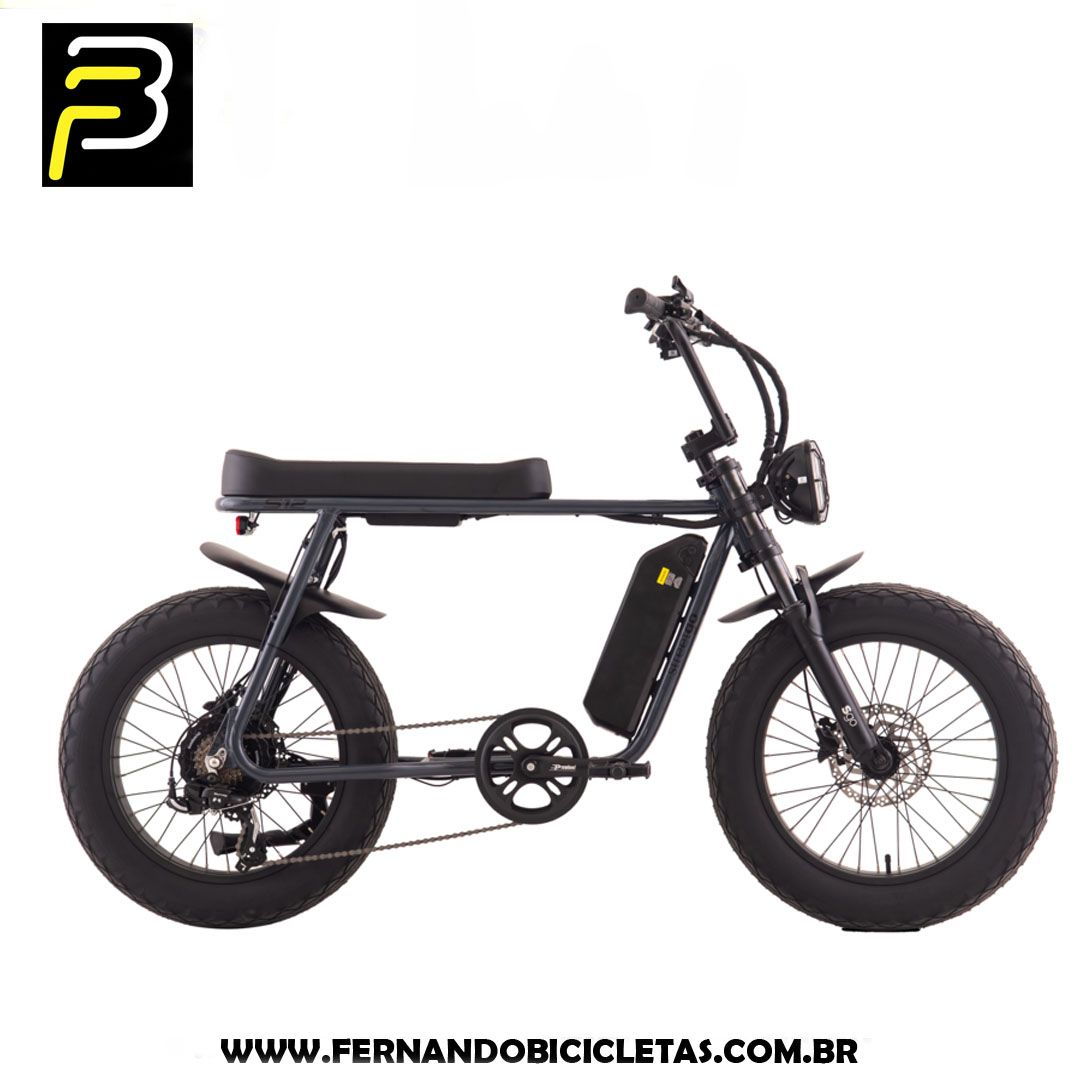Bicicleta Elétrica Street GO S12 Aro 20 750W 720Wh