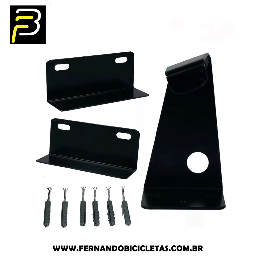 Suporte Kode Exposição Bike Parede Horizontal No Pedivela