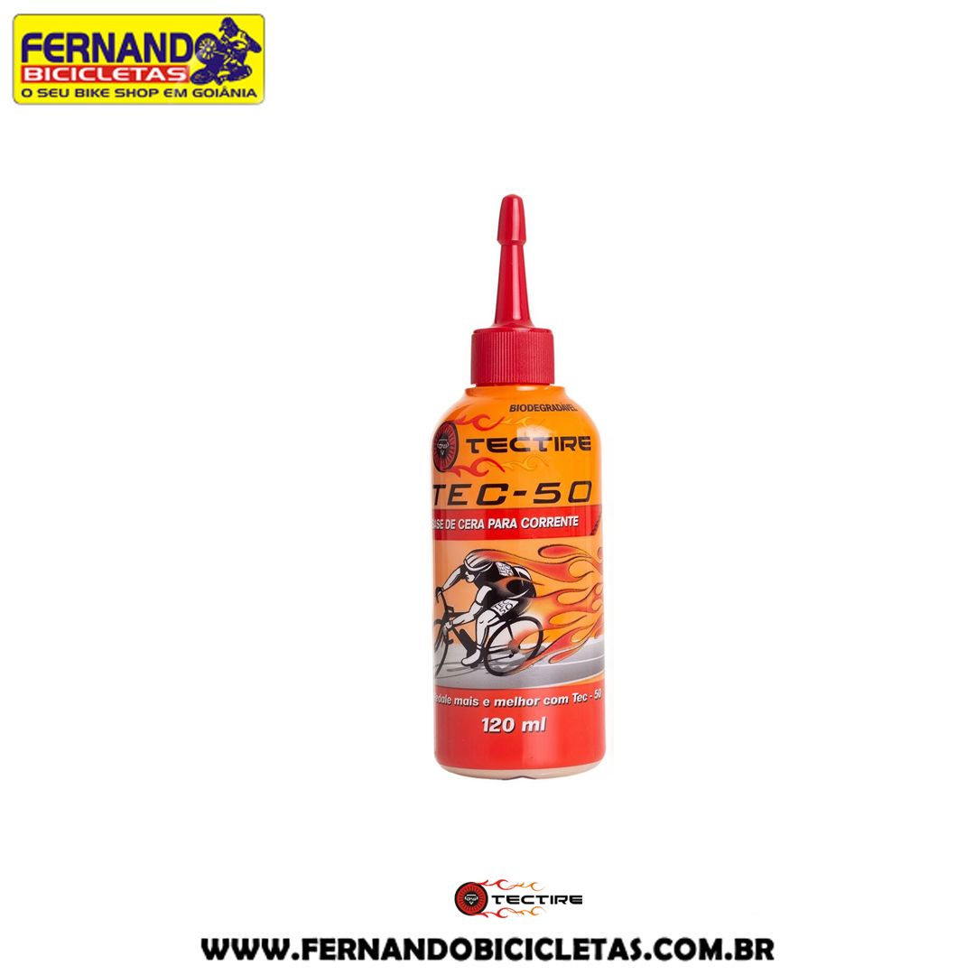 Lubrificante de Corrente TecTire TEC-50 Cera 60ml - Tempo Seco