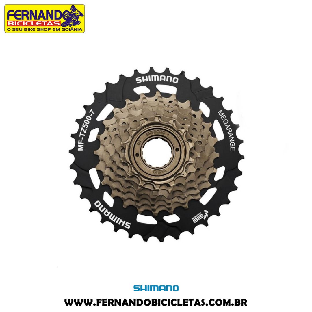 Catraca Shimano Megarange MF-TZ500-7 Vel 14-34 dentes