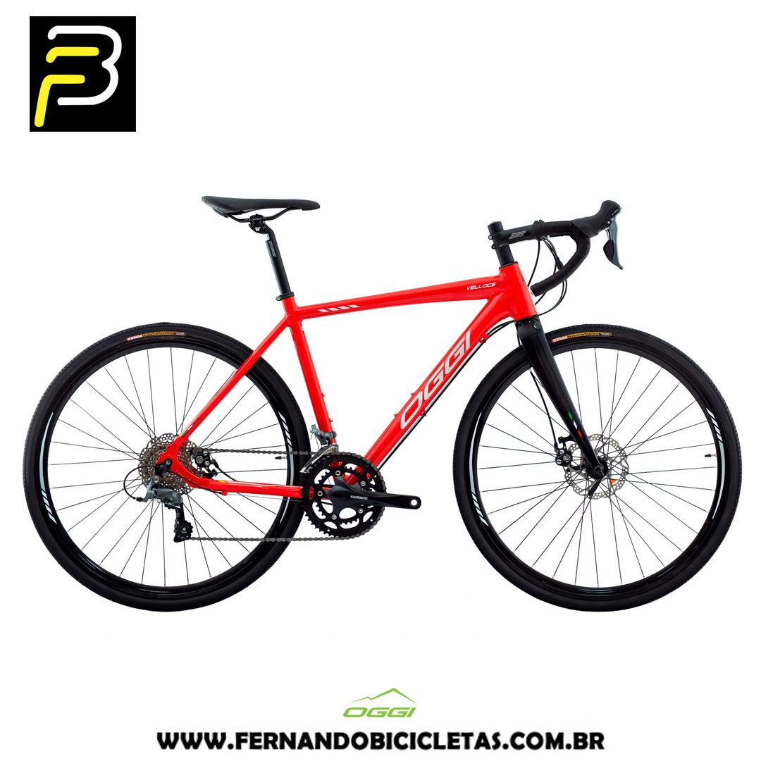 Bicicleta Oggi Velloce Disc Shimano Claris 2 x 8 Vel