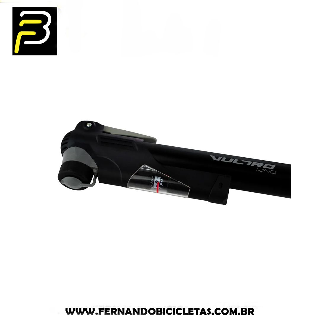 Bomba de Ar Vultro Wind Com Manômetro