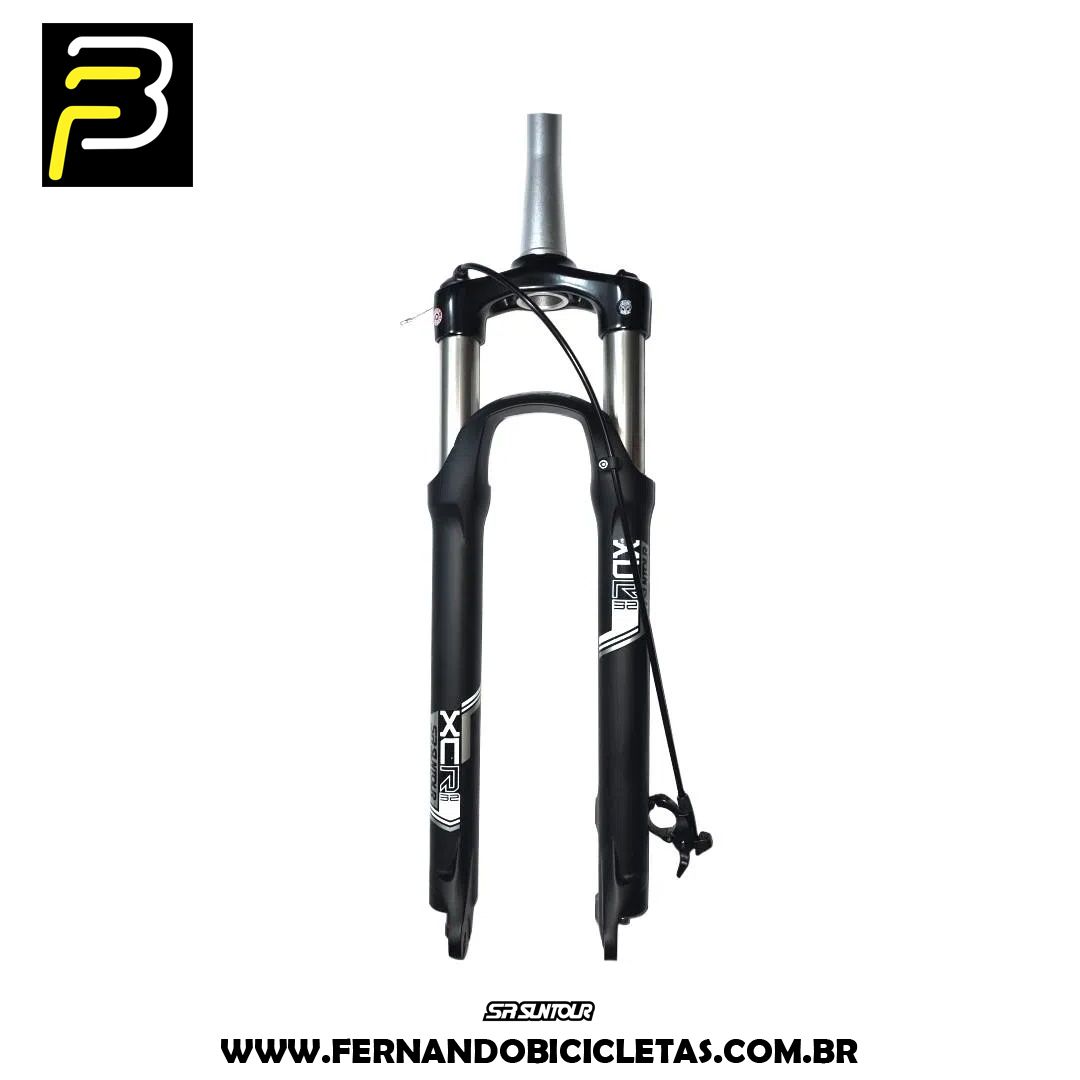 Suspensão Suntour XCR 32 Ar e Oleo Tapered C/ Trava no guidão - Aro 29