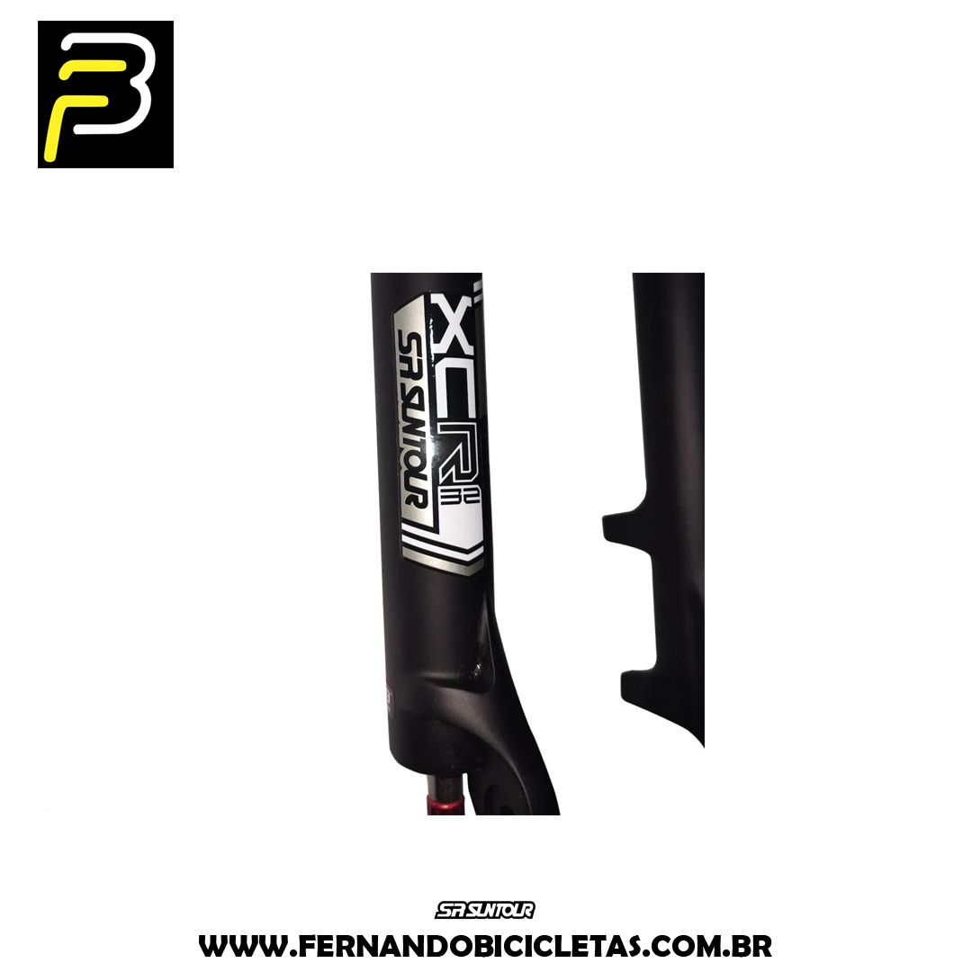 Suspensão Suntour XCR 32 Ar e Oleo Tapered C/ Trava no guidão - Aro 29