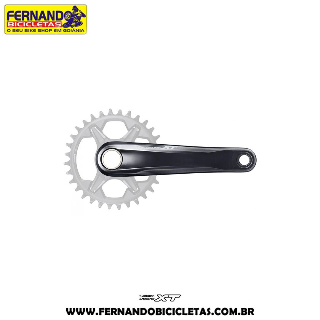 Pedivela Shimano Deore XT FC-M8100-1 175mm 12 Velocidades