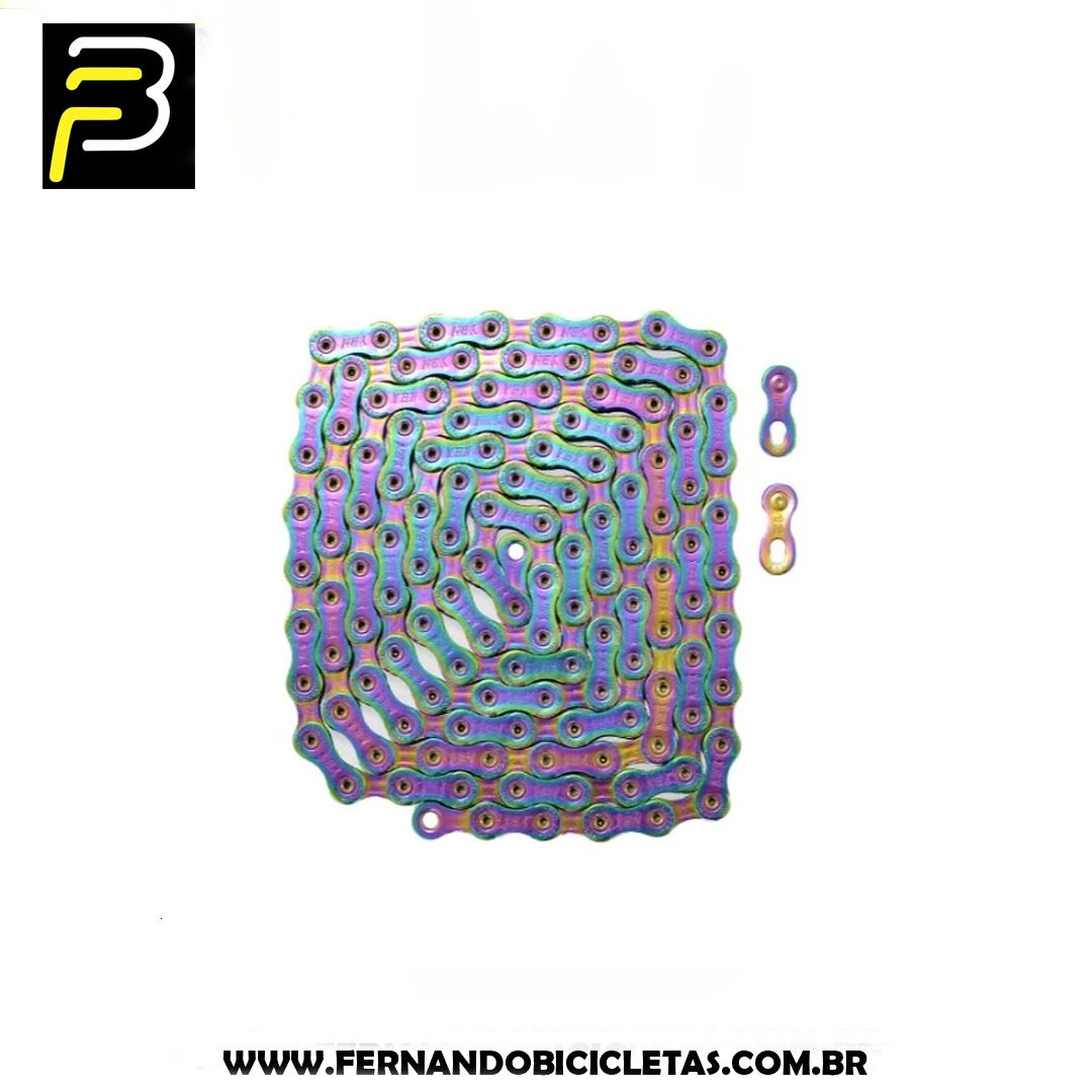 Corrente YBN S12 TIC 1/2x11/128x126 L Rainbow - 12 Vel