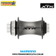 Cubo dianteiro Shimano XTR HB-M9010-B com trava central para eixos passantes de 15 mm 
