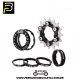 Adaptador Single Speed 16 Dentes Mtb Dirt Jump Bmx Cog Preto