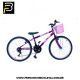 Bicicleta De Passeio Infantil Forss Anny Aro 24 18v