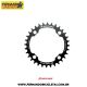Coroa high on Single Speed 36T 104 BCD
