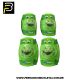 Kit De Proteção Infantil  / Kidzamo Joelheira / Cotoveleira Verde