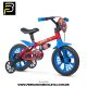 Bicicleta Nathor Spider Man - Aro 12