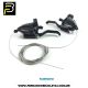 Rapid Fire Com Manete Shimano ST-EF500-7R 3 x 7 Velocidades