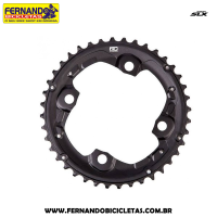 Coroa Shimano SLX M-675 38T 2 x 10 Vel. 104mm