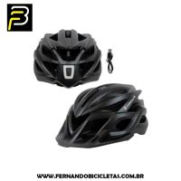 Capacete Absolute Wild flash C/ Sinalizador USB