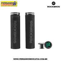 Manopla MTB de espuma 130mm com trava Rockbros