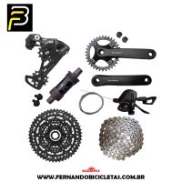 Kit Transmissão Grupo Sunrace 9v / 1x9v Cassete 11x50