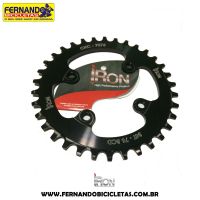 Coroa Iron Single Speed 34 Dentes 76 BCD