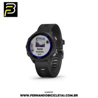 Relógio Garmin Forerunner 245 Music Preto com Monitor Cardíaco de Pulso e GPS