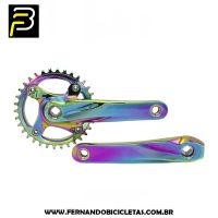 Pedivela GTA Single 170mm 34d Ponta Quadrada Camaleão