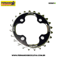 Coroa Session 24T 64mm BCD 7075/T6 Alumínio