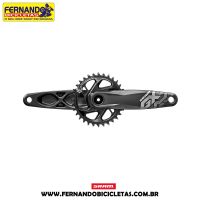Pedivela Sram GX Eagle GXP 175mm 32 D Offset 6mm 12 Velocidades
