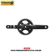 Pedivela Sram X1 1400 GXP 175mm Offset 6mm 32 Dentes